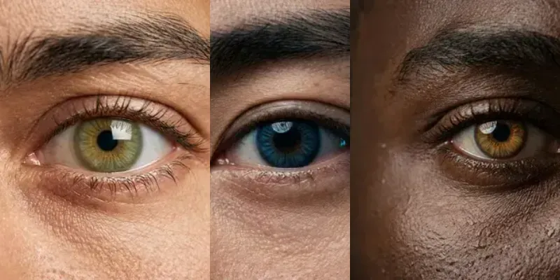 Male Eye Colored Contacts Lenses generated by undefined