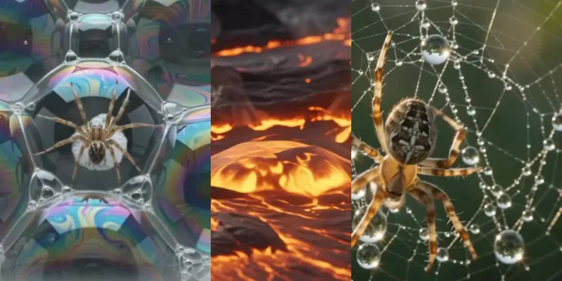 Texts Made From Nature Timelapses generated by undefined