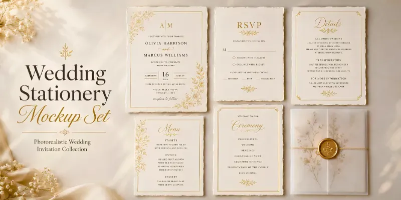 Wedding Stationery Mockup Card Sets Gpts generated by undefined