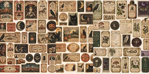 Halloween Ephemera Generator generated by chatgpt-image