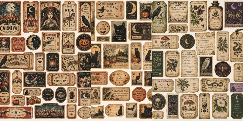 Halloween Ephemera Generator