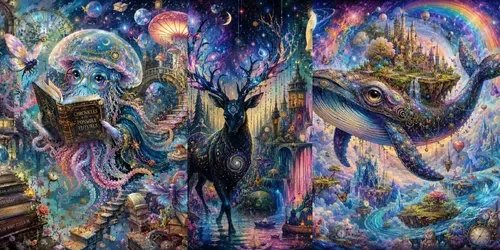 Surreal Dreamworld Fantasy Realms generated by chatgpt-image