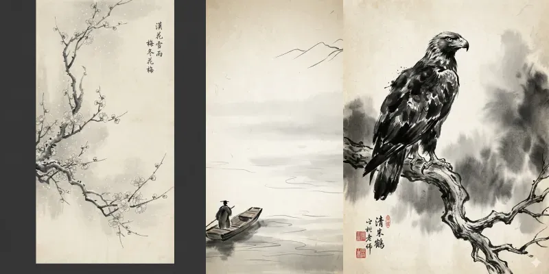 Zen Ink Wash Painting Generator generated by undefined