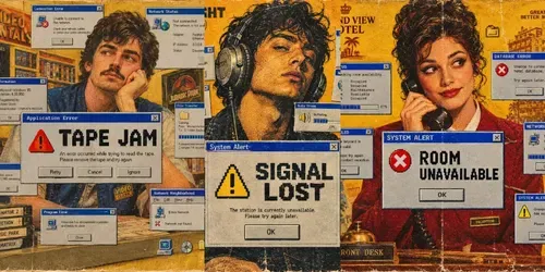 Retro Error Message Portraits generated by chatgpt-image
