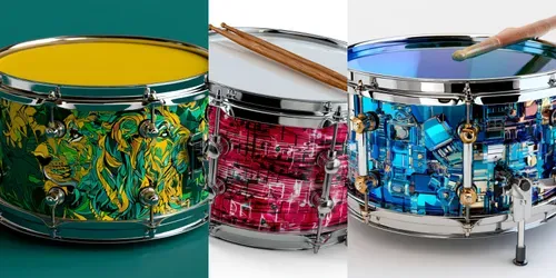Snare Drum Designs generated by midjourney