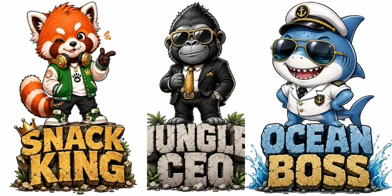 Cute Mascot Tshirts generated by undefined