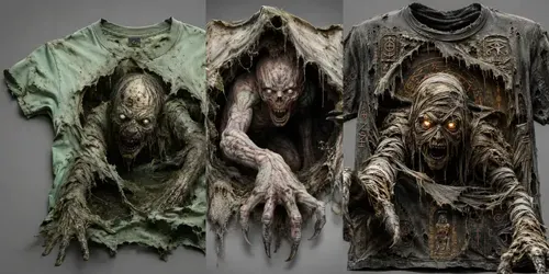Horror Illusion Monster Shirts generated by chatgpt-image