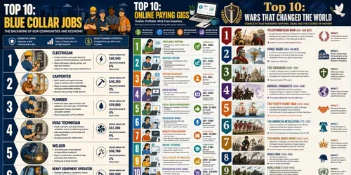 Viral Top 10 Educational Infographics generated by chatgpt-image