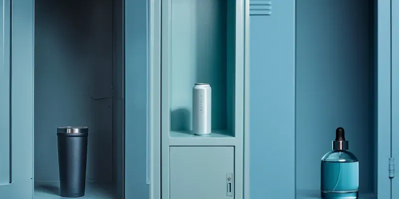 Commercial Locker Lifestyle Mockups generated by undefined