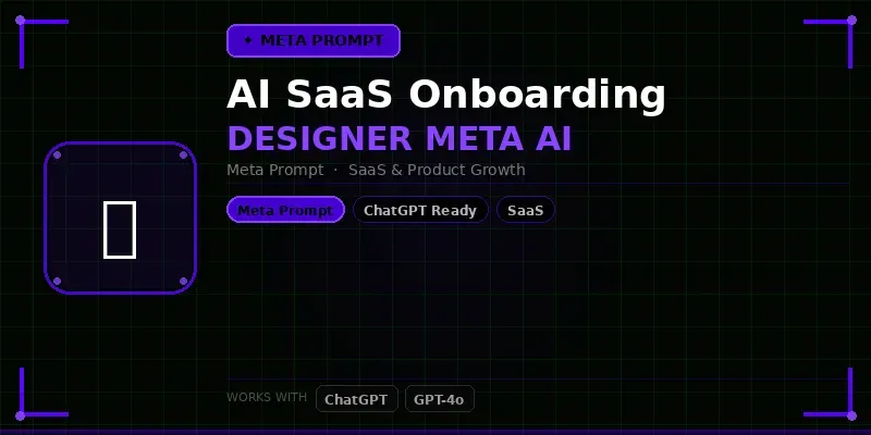 Saas Onboarding Designer Meta Ai generated by undefined