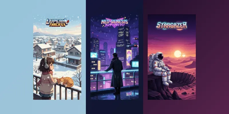 Nostalgic Lo Fi Pixel Art Games Loops