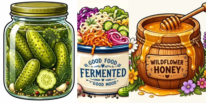 Whimsical Pantry Treasures Stickers generated by undefined