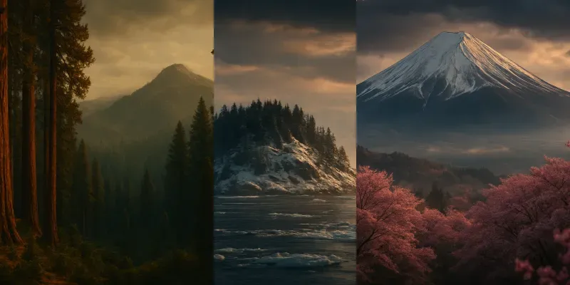 Cinematic Natural Landscapes generated by undefined