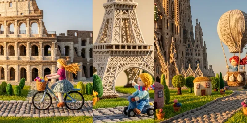 Knitted Yarn Landmarks generated by undefined