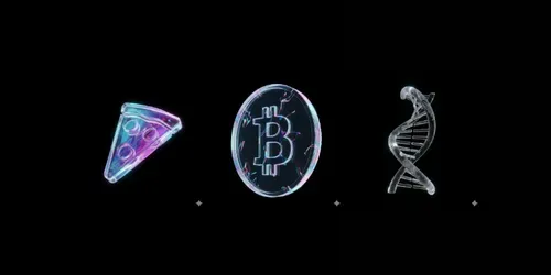 Prismatic Glassmorphism 3D Icons generated by gemini-image