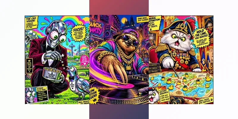 Satirical Cyber Pop Caricature Engines