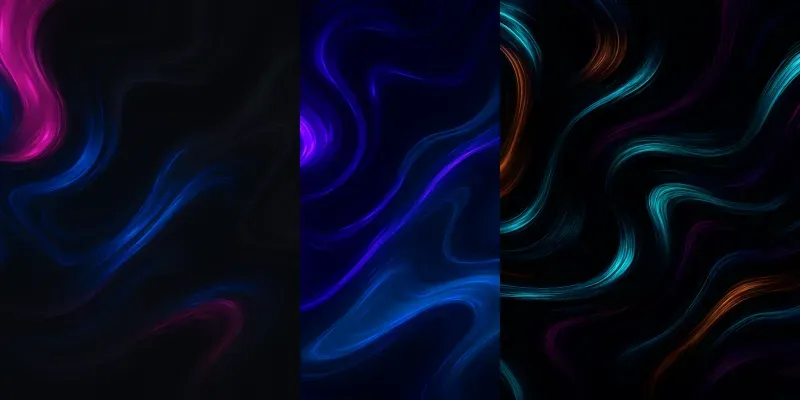 Vibrant Liquid Glass Wallpapers generated by undefined