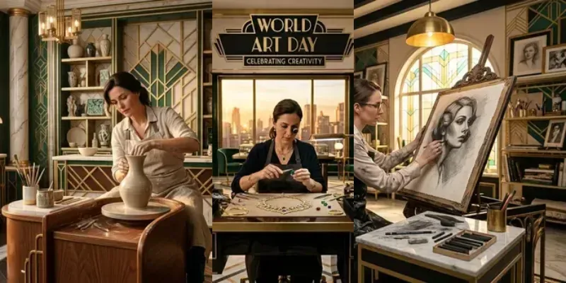 Art Deco Studio Creation Moments generated by undefined
