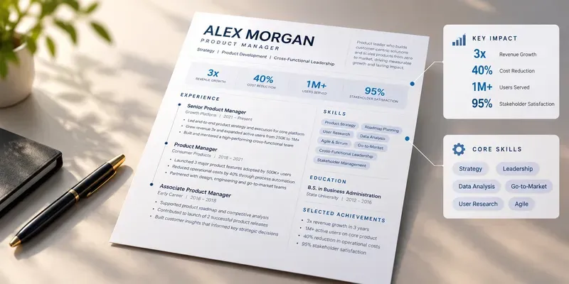 Onepage Resume Career Profiles