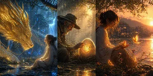 Cinematic Magical Storytelling Scenes generated by chatgpt-image