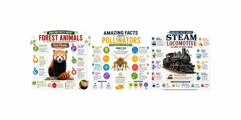 Educational Facts Infographic Kits generated by undefined