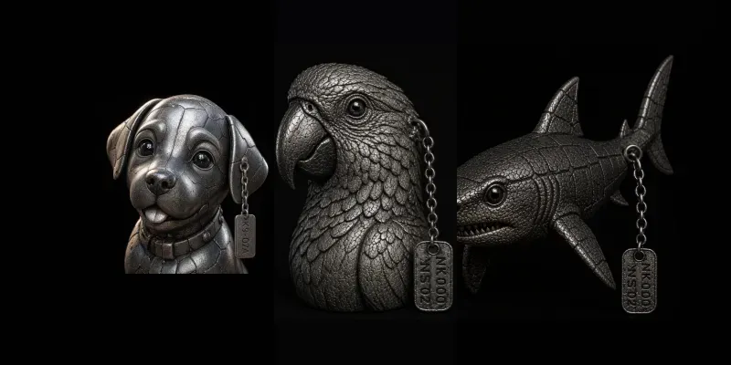 Metal Statue Pets generated by undefined