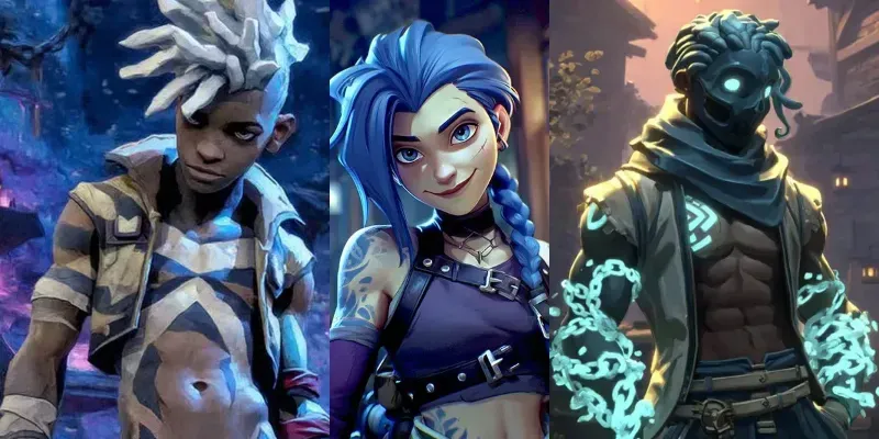 League Of Legend Arcane Serie Character generated by undefined