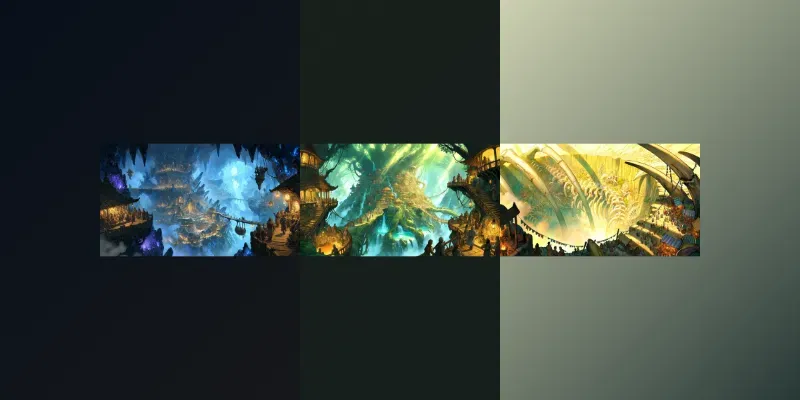 Epic Ink Watercolor Fantasy World Builds generated by undefined