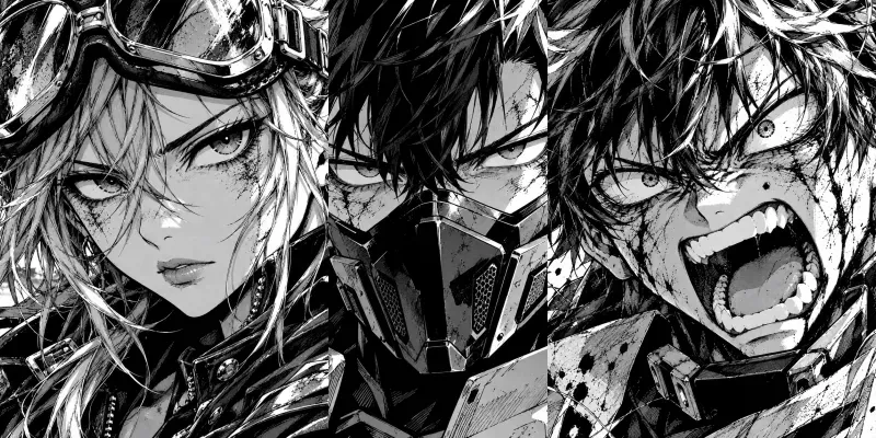 Mangastyle Faces