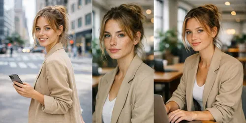 Consistent Influencer Model Packs generated by chatgpt-image
