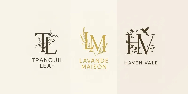 Elegant Monogram Logos generated by undefined