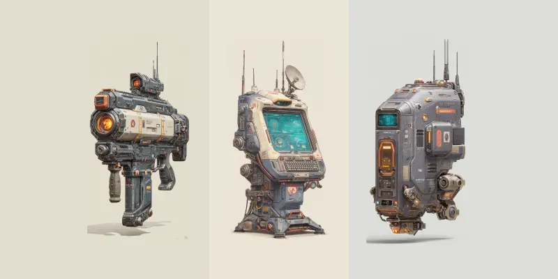 Futuristic Concept Art For Tech Scifi generated by undefined