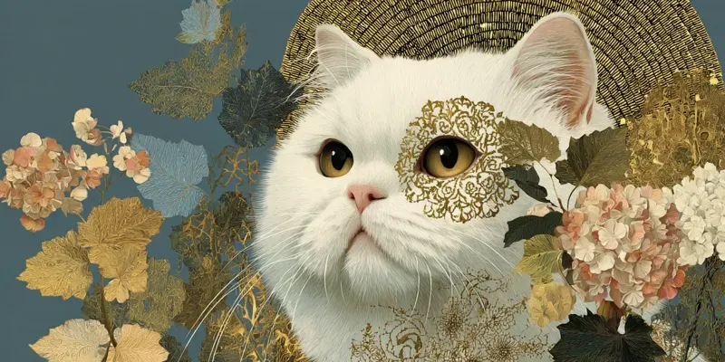 Surreal Vintage Portrait Collages generated by undefined