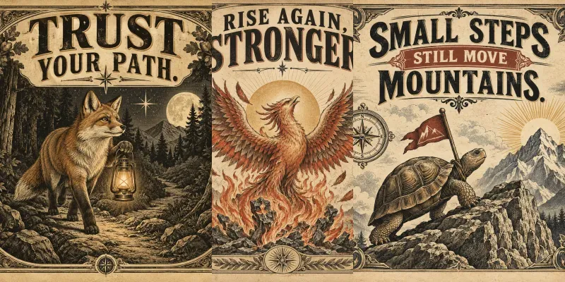 Vintage Wisdom Poster Generator generated by undefined