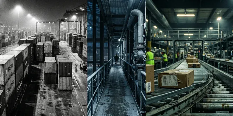 Logistics Noir Global Supply Chain Povs generated by undefined