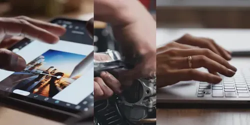 Cinematic Hand Video Scene Edits generated by veo