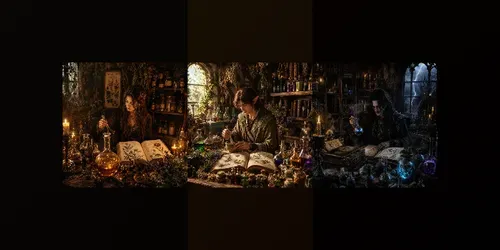 Fantasy Apothecaries generated by chatgpt-image