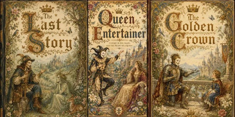 Golden Age Storybook Covers generated by undefined