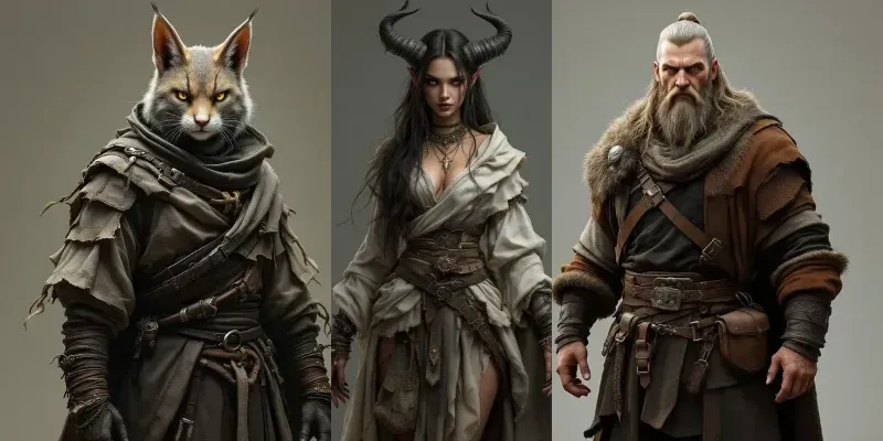 Fantasy Medieval Character Generator generated by undefined