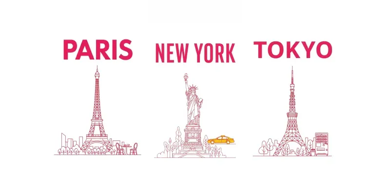 City Landmark Posters generated by undefined