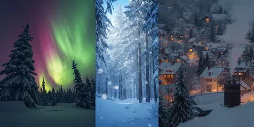 Winter Snow Photography generated by leonardo