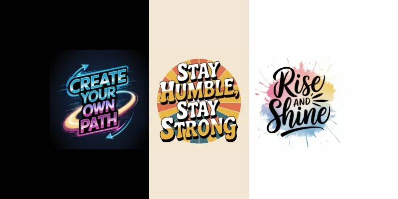 Stylish Uplifting Tshirt Designs generated by undefined