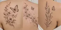 Delicate Floral Butterfly Tattoo Designs chatgpt-image prompt mini thumbnail