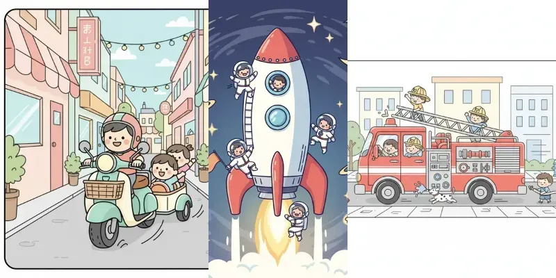 Cute Transport Clipart generated by undefined
