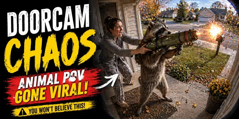 Doorcam Chaos Animal Povs Gone Viral generated by undefined