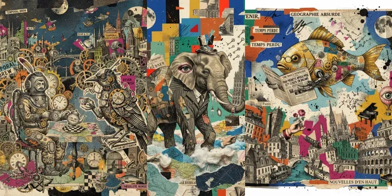 Dadaist Style Collages