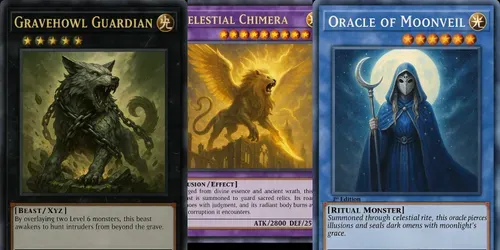 Fantasy Trading Cards generated by chatgpt-image