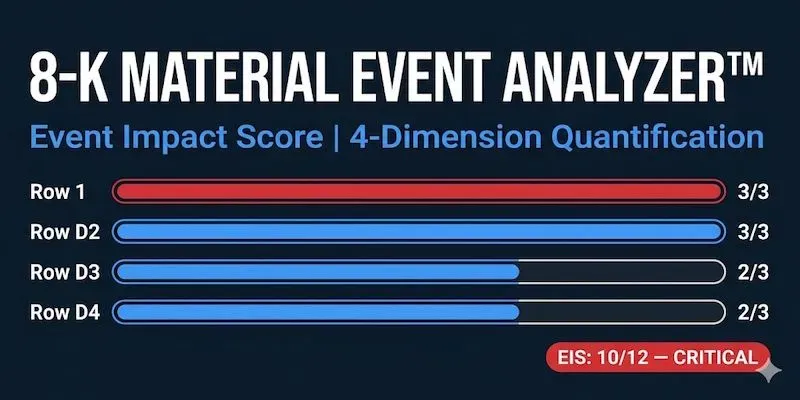 8K Material Event Analyzer 1 generated by undefined
