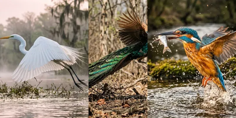 Dynamic Avian Action Photography