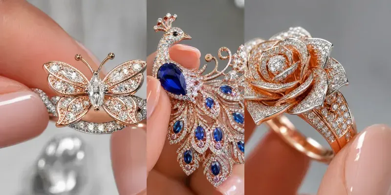 Luxury Jewelry Macro Designs generated by undefined